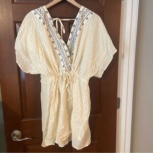Madewell Embroidered Swim Cover-Up - Medium